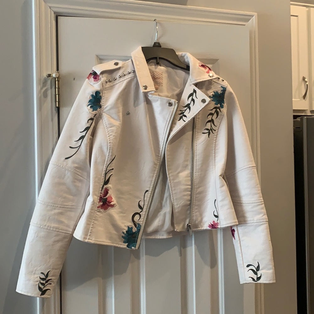 Faux leather jacket